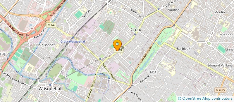 localisation de l'entreprise SCI GUILLEZ à CROIX