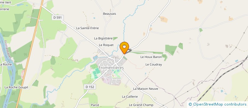 localisation de l'entreprise SCI GUILLIER PRO IMMO  FROMENTIERES