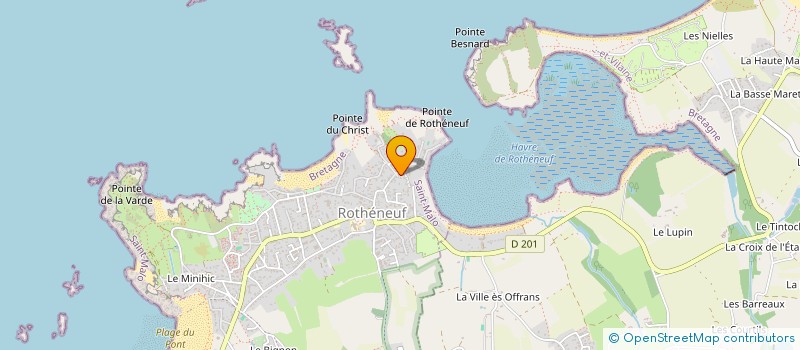 localisation de l'entreprise SCI GUILLIN ROZEL à SAINT-MALO