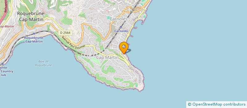 localisation de l'entreprise SCI GUILLION à ROQUEBRUNE-CAP-MARTIN
