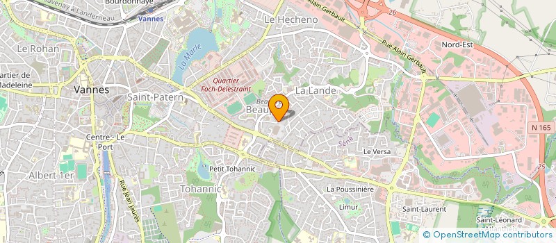 localisation de l'entreprise SCI GUILLO à VANNES