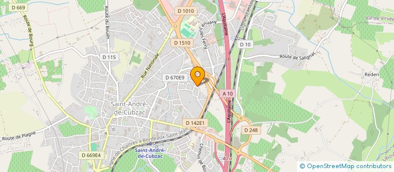 localisation de l'entreprise SCI GUILLON  VIRSAC