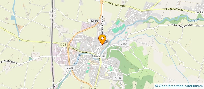 localisation de l'entreprise SCI GUILLON à CHABEUIL