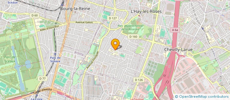 localisation de l'entreprise SCI GUILLON-BENSUSSAN  L'HAY-LES-ROSES