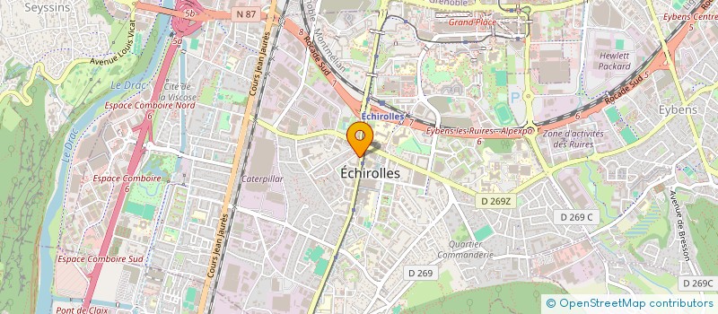localisation de l'entreprise SCI GUILLON ROLLAND  ECHIROLLES