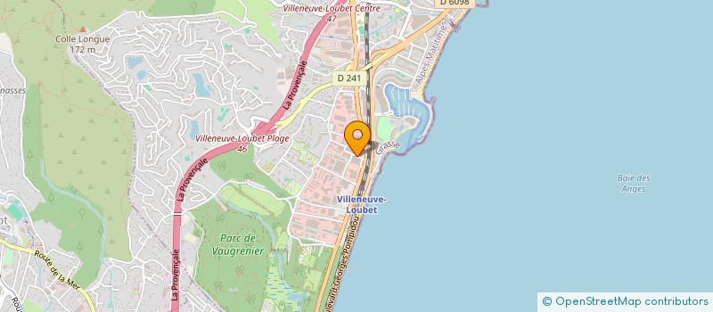 localisation de l'entreprise SCI GUILLON'S à VILLENEUVE-LOUBET