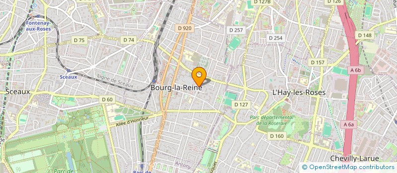 localisation de l'entreprise SCI GUILLONNESQUE à BOURG-LA-REINE