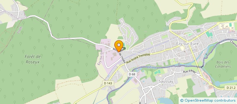 localisation de l'entreprise SCI GUILLOT  EZY-SUR-EURE