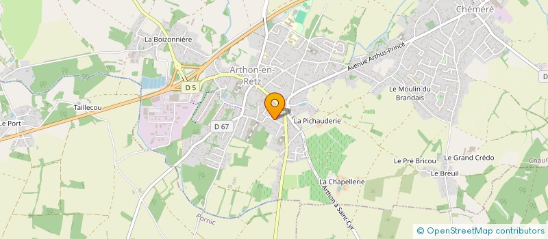 localisation de l'entreprise SCI GUILLOT  CHAUMES-EN-RETZ