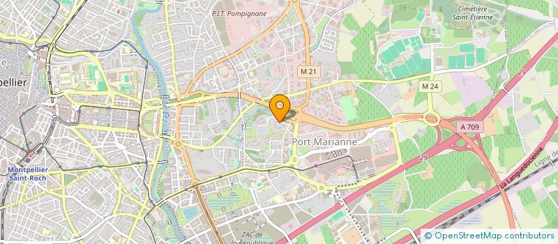 localisation de l'entreprise SCI GUILLOT - CAMPO à MONTPELLIER