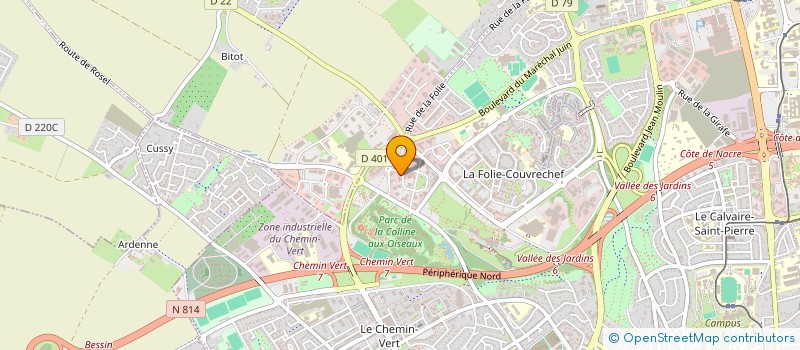 localisation de l'entreprise SCI GUILLOT-LACAULE  CAEN