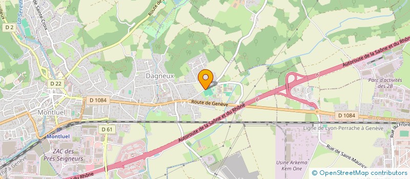 localisation de l'entreprise SCI GUILLOT-SEMROUNI  LYON