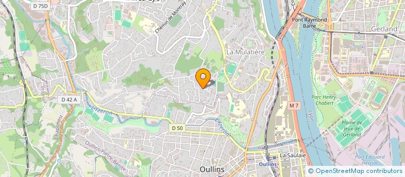 localisation de l'entreprise SCI GUILLOTIERE  SAINTE-FOY-LES-LYON