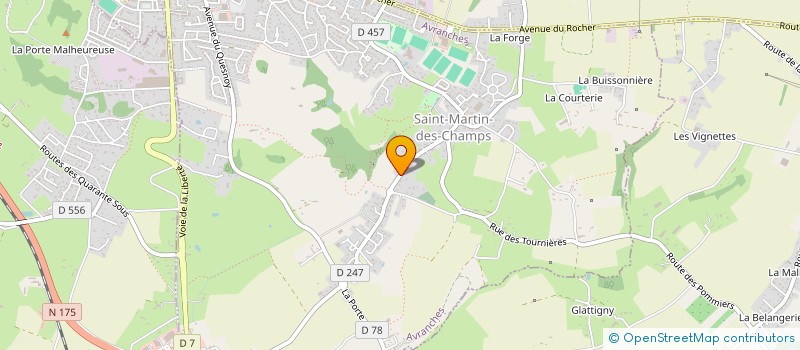 localisation de l'entreprise SCI GUILLOTTE DE LA BAIE  LE VAL-SAINT-PERE