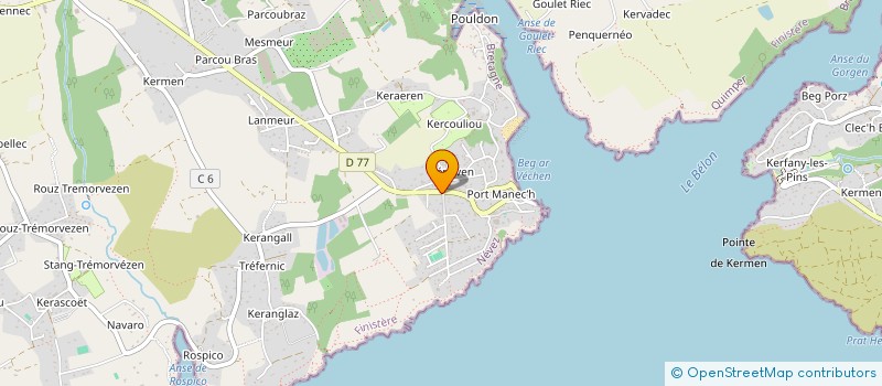 localisation de l'entreprise SCI GUILLOU  NEVEZ