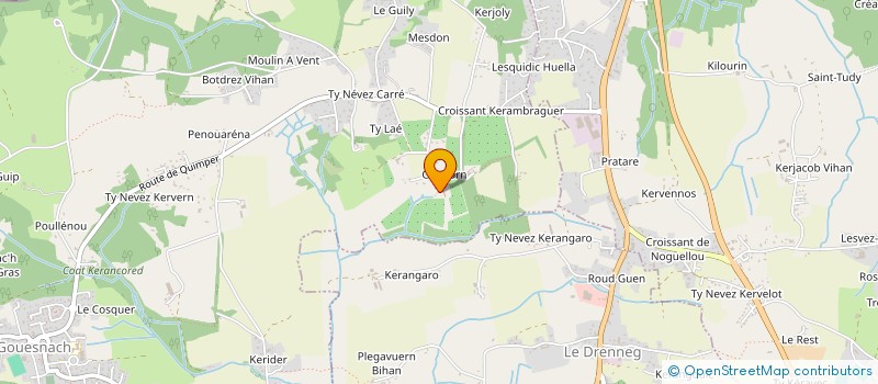 localisation de l'entreprise SCI GUILLOU CALVARY  GOUESNACH