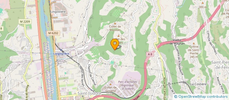 localisation de l'entreprise SCI GUILLOUT  NICE