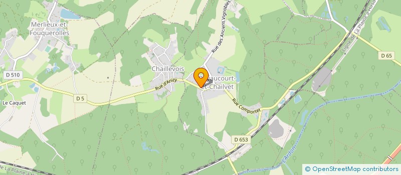 localisation de l'entreprise SCI GUILNO  ROYAUCOURT-ET-CHAILVET