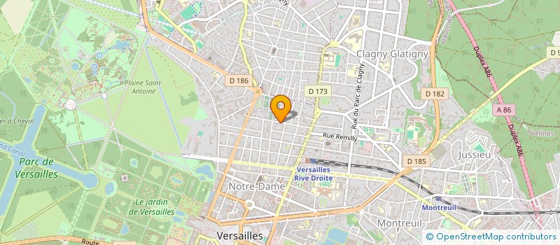 localisation de l'entreprise SCI GUILOE 422 à VERSAILLES