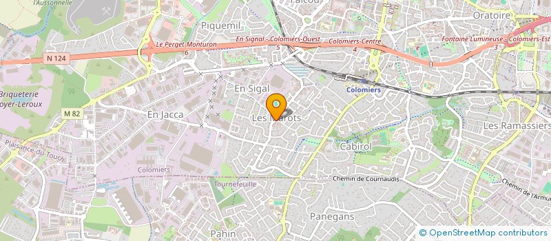 localisation de l'entreprise SCI GUILOU à COLOMIERS