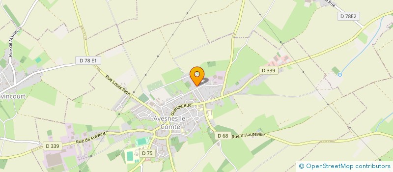 localisation de l'entreprise SCI GUILVAL  AVESNES-LE-COMTE