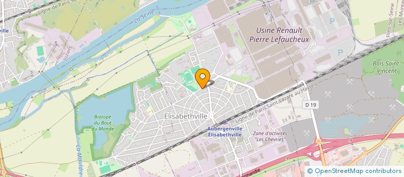 localisation de l'entreprise SCI GUILVERS  AUBERGENVILLE