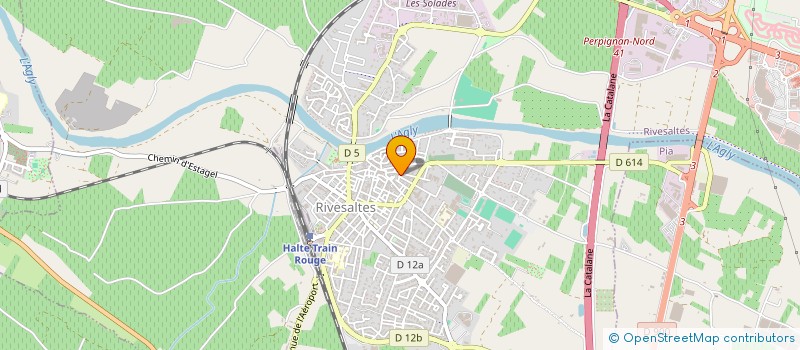 localisation de l'entreprise SCI GUIMA 19  RIVESALTES