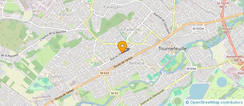 localisation de l'entreprise SCI GUIMA  TOURNEFEUILLE