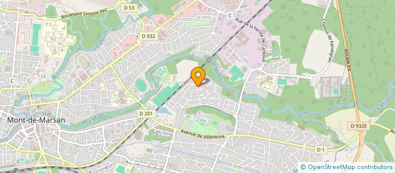 localisation de l'entreprise SCI GUIMA à CAPBRETON