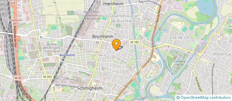 localisation de l'entreprise SCI GUIMANO  BISCHHEIM