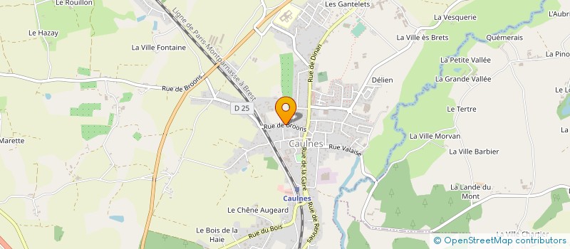 localisation de l'entreprise SCI GUIMAR  CAULNES