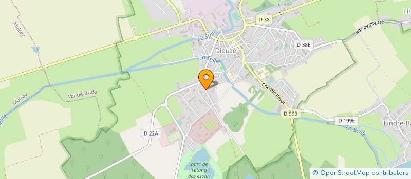 localisation de l'entreprise SCI GUIMART à DIEUZE