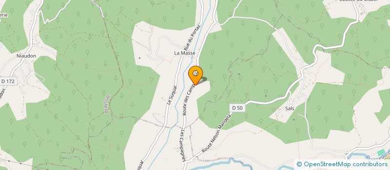 localisation de l'entreprise SCI GUIMAUVE  LES JUNIES