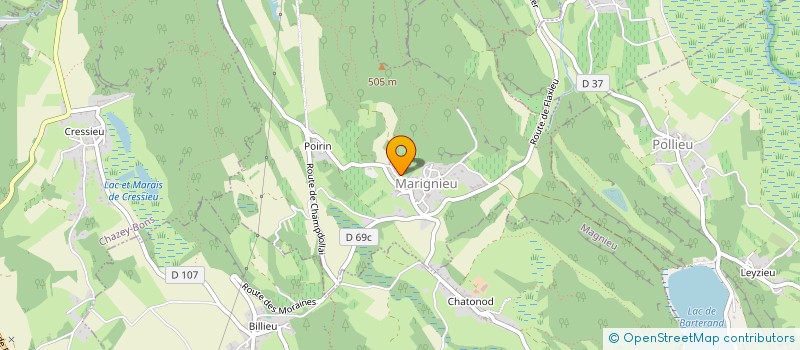 localisation de l'entreprise SCI GUIMAX  MARIGNIEU