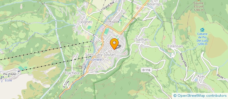 localisation de l'entreprise SCI GUIMAX  SAINT-LARY-SOULAN