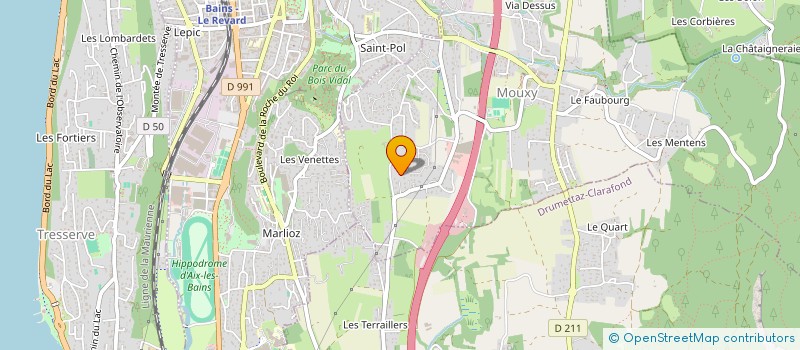 localisation de l'entreprise SCI GUIMICO  MOUXY