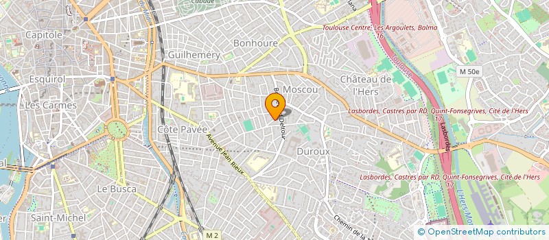 localisation de l'entreprise SCI GUIMIN à TOULOUSE