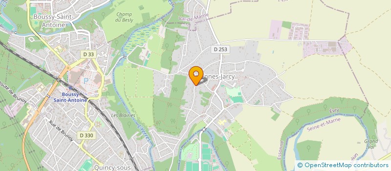 localisation de l'entreprise SCI GUINAREL  VARENNES-JARCY