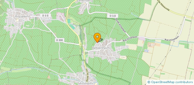 localisation de l'entreprise SCI GUINAT  BEBLENHEIM