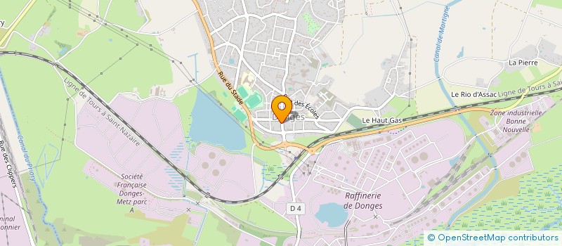 localisation de l'entreprise SCI GUINAULT  DONGES