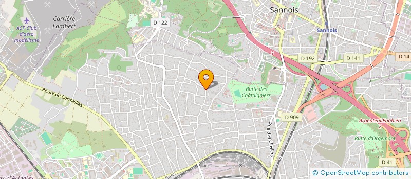 localisation de l'entreprise SCI GUINAULT  ARGENTEUIL