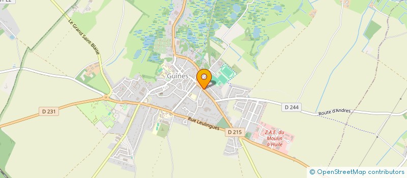 localisation de l'entreprise SCI GUINES  GUINES