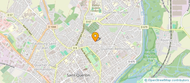 localisation de l'entreprise SCI GUINEVERE à SAINT-QUENTIN