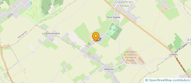 localisation de l'entreprise SCI GUINGUETTE  CAPPELLE-EN-PEVELE