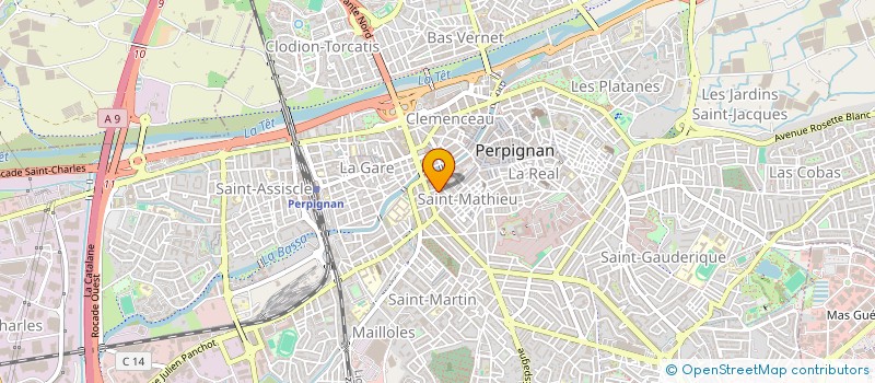 localisation de l'entreprise SCI GUINIE  PERPIGNAN