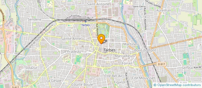 localisation de l'entreprise SCI GUINIER  TARBES