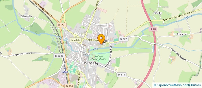 localisation de l'entreprise SCI GUINOULIN à SEES