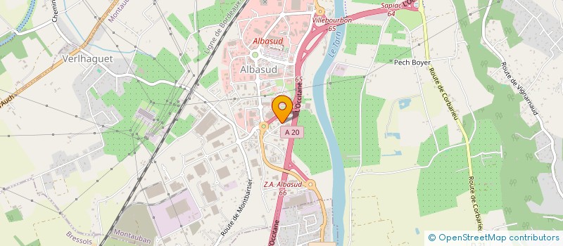 localisation de l'entreprise SCI GUINOUNET  MONTAUBAN