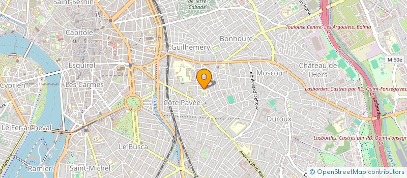 localisation de l'entreprise SCI GUIOMAR à TOULOUSE