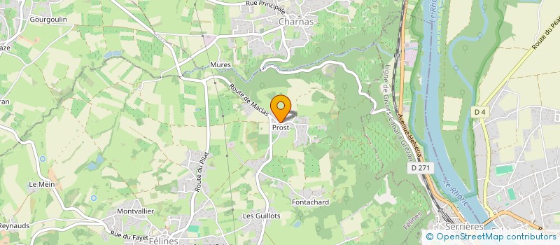 localisation de l'entreprise SCI GUION PHILIPPE ET FILS  FELINES